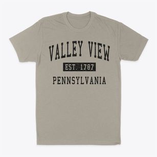 Valley View Pennsylvania Classic Established Classic Dad T-Shirt