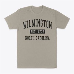Wilmington North Carolina Classic Established Classic Dad T-Shirt