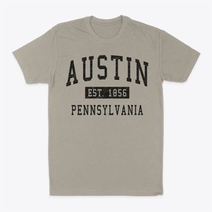 Austin Pennsylvania Classic Established Classic Dad T-Shirt