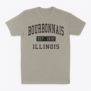 Bourbonnais Illinois Classic Established Classic Dad T-Shirt