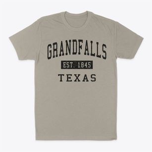 Grandfalls Texas Classic Established Classic Dad T-Shirt