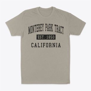 Monterey Park Tract California Classic Established Classic Dad T-Shirt