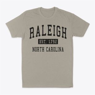 Raleigh North Carolina Classic Established Classic Dad T-Shirt