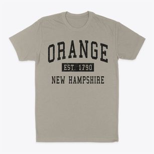 Orange New Hampshire Classic Established Classic Dad T-Shirt