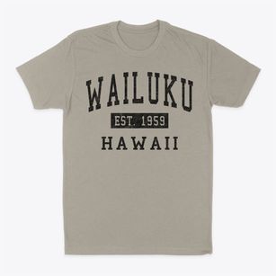 Wailuku Hawaii Classic Established Classic Dad T-Shirt