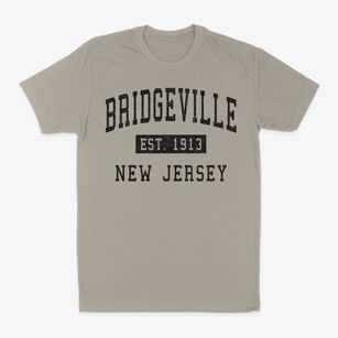 Bridgeville New Jersey Classic Established Classic Dad T-Shirt