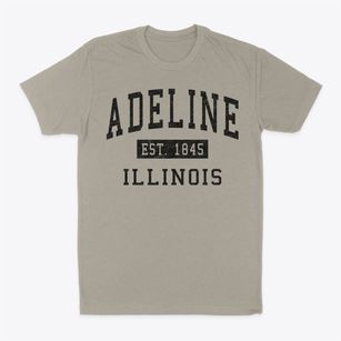 Adeline Illinois Classic Established Classic Dad T-Shirt