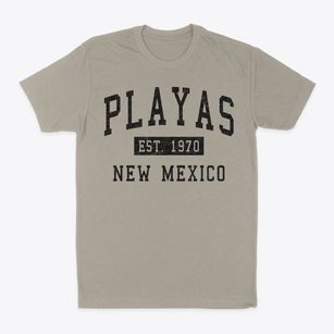 Playas New Mexico Classic Established Classic Dad T-Shirt