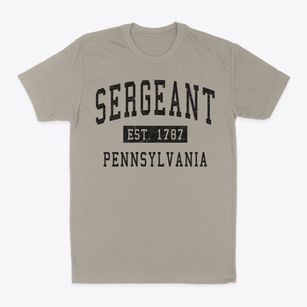 Sergeant Pennsylvania Classic Established Classic Dad T-Shirt