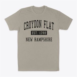 Croydon Flat New Hampshire Classic Established Classic Dad T-Shirt