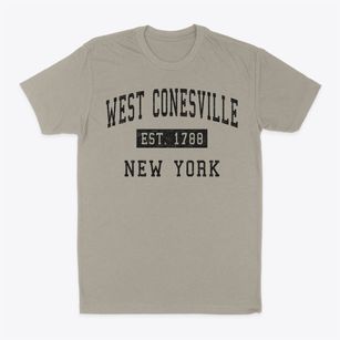 West Conesville New York Classic Established Classic Dad T-Shirt