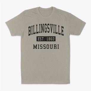 Billingsville Missouri Classic Established Classic Dad T-Shirt