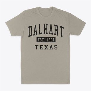 Dalhart Texas Classic Established Classic Dad T-Shirt
