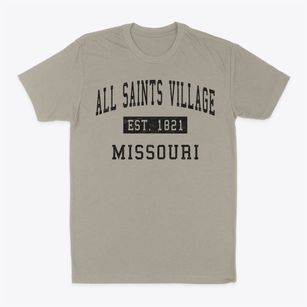 All Saints Village Missouri Classic Established Classic Dad T-Shirt
