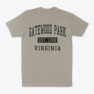 Gatewood Park Virginia Classic Established Classic Dad T-Shirt
