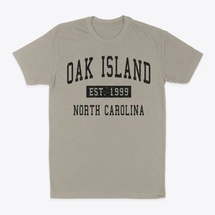 Oak Island North Carolina Classic Established Classic Dad T-Shirt