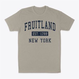 Fruitland New York Classic Established Classic Dad T-Shirt