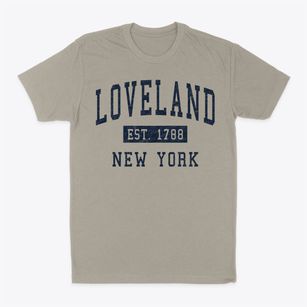Loveland New York Classic Established Classic Dad T-Shirt