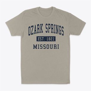 Ozark Springs Missouri Classic Established Classic Dad T-Shirt