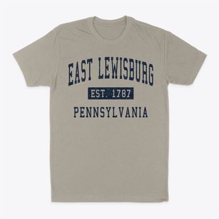 East Lewisburg Pennsylvania Classic Established Classic Dad T-Shirt