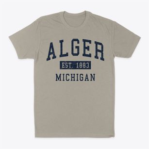 Alger Michigan Classic Established Classic Dad T-Shirt