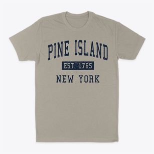 Pine Island New York Classic Established Classic Dad T-Shirt