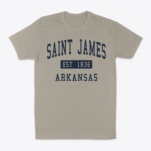 Saint James Arkansas Classic Established Classic Dad T-Shirt