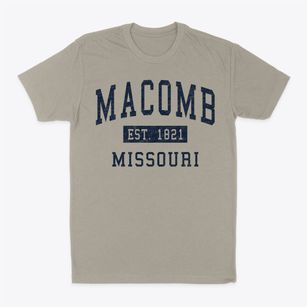 Macomb Missouri Classic Established Classic Dad T-Shirt