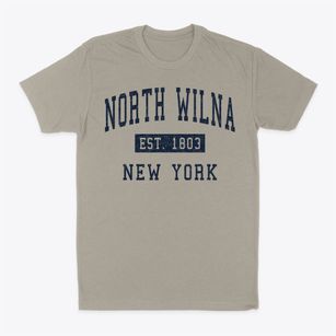 North Wilna New York Classic Established Classic Dad T-Shirt