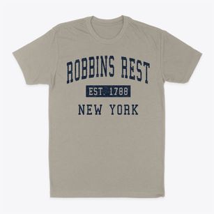 Robbins Rest New York Classic Established Classic Dad T-Shirt