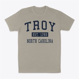Troy North Carolina Classic Established Classic Dad T-Shirt