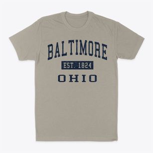Baltimore Ohio Classic Established Classic Dad T-Shirt