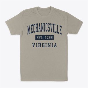 Mechanicsville Virginia Classic Established Classic Dad T-Shirt