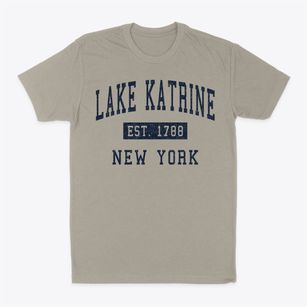 Lake Katrine New York Classic Established Classic Dad T-Shirt