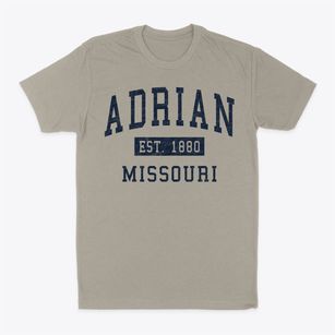 Adrian Missouri Classic Established Classic Dad T-Shirt