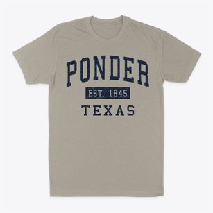 Ponder Texas Classic Established Classic Dad T-Shirt