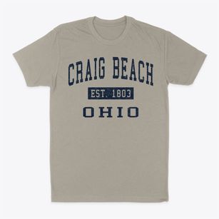 Craig Beach Ohio Classic Established Classic Dad T-Shirt