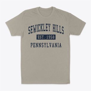 Sewickley Hills Pennsylvania Classic Established Classic Dad T-Shirt