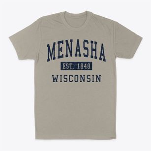 Menasha Wisconsin Classic Established Classic Dad T-Shirt