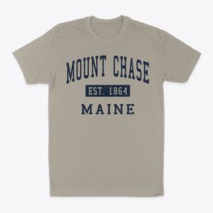 Mount Chase Maine Classic Established Classic Dad T-Shirt