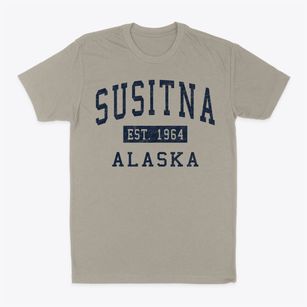 Susitna Alaska Classic Established Classic Dad T-Shirt