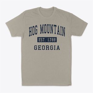 Hog Mountain Georgia Classic Established Classic Dad T-Shirt