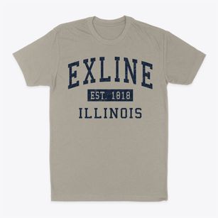 Exline Illinois Classic Established Classic Dad T-Shirt