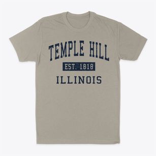 Temple Hill Illinois Classic Established Classic Dad T-Shirt