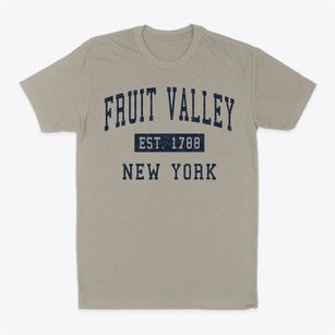 Fruit Valley New York Classic Established Classic Dad T-Shirt