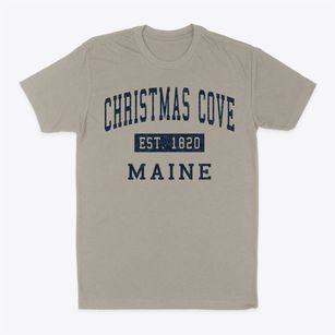 Christmas Cove Maine Classic Established Classic Dad T-Shirt