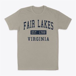 Fair Lakes Virginia Classic Established Classic Dad T-Shirt