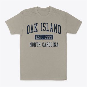 Oak Island North Carolina Classic Established Classic Dad T-Shirt