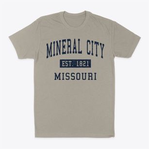 Mineral City Missouri Classic Established Classic Dad T-Shirt