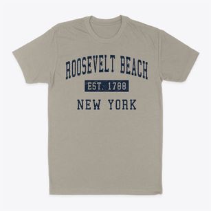 Roosevelt Beach New York Classic Established Classic Dad T-Shirt